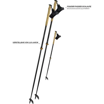 Cyklistické kalhoty Trekkingové hole Komperdell Speed Tour Carbon Vario