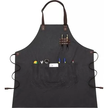 Organizér galanterie Canvasio plátěná canvas pracovní zástěra Černá Canvasio 97k-cube