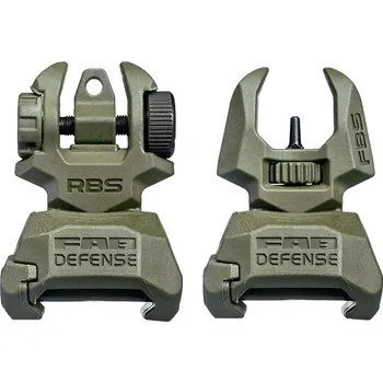 FAB DEFENSE FRBS KIT Sada mířidel (muška, hledí) Barevná varianta: Zelená