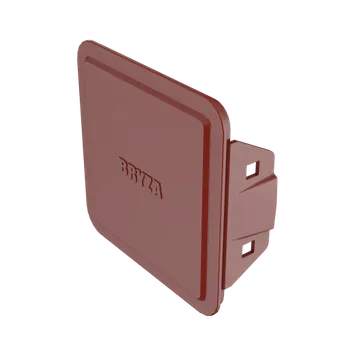 okap BRYZA Zaklapávací plastový kryt čistícího kusu, Červená RAL 3011