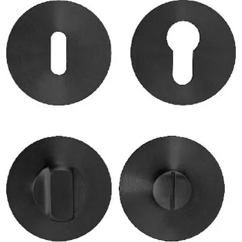 MPK - ROZETA - R 3SM rozety WC BS - Černá matná