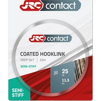 JRC Návazcová šňůrka Coated Hooklink Deep Silt 25lb-22m Semi Stiff JRC šnurky návazec: 25lb 11,3kg 22mt