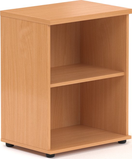 NABYTEK-DESIGNOVY.CZ - SN260 11 - Kancelářská skříň nástavbová Komfort, 60x38,5x75 cm, bez dveří, buk