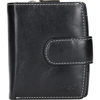 Peněženka Lagen dámská peněženka kožená 3807/EST - černá - BLK