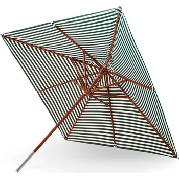 Skagerak Slunečník Messina 300, light apricot / dark green stripe