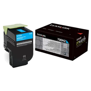Lexmark 70C0H20 • 700H2 Cyan - Original