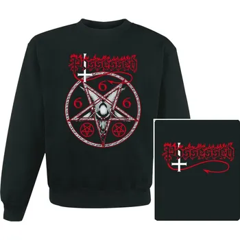 Pánská mikina mikina bez kapuce Possessed - pentagram