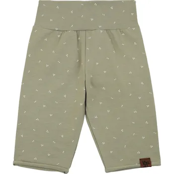 Dívčí legíny zelené bavlněné 3/4 legíny s potiskem
