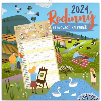 Presco Group Rodinný plánovací kalendář 2024 Kalendář Presco Group Rodinný plánovací kalendář 2024