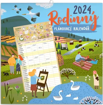 Kalendář Presco Group Rodinný plánovací kalendář 2024