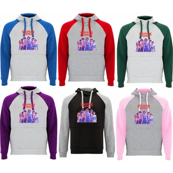 Chlapecká mikina Mikina Stranger Things Crew Barva: Melírová / černá, Velikost: 122/128 - 7/8let