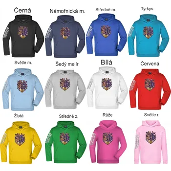 Pánská móda Mikina Strážci Galaxie / Guardians of the Galaxy Barva: Fialová, Velikost: 122/128 - 6/7let