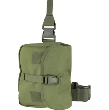 CONDOR OUTDOOR Pouzdro RIG na plynovou masku stehenní ZELENÉ + Doprava zdarma na další nákup