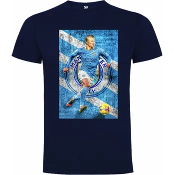 Tričko Erling Haaland Manchester City plakát Barva: Bílá, Velikost: 122/128 - 6/7let