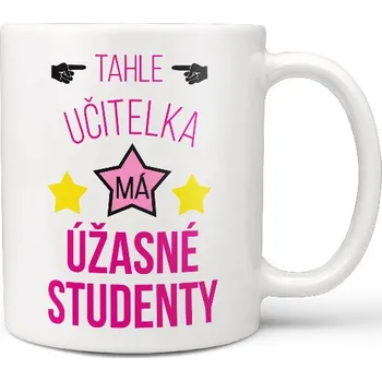 Hrnek 330 ml - Tahle učitelka má úžasné studenty