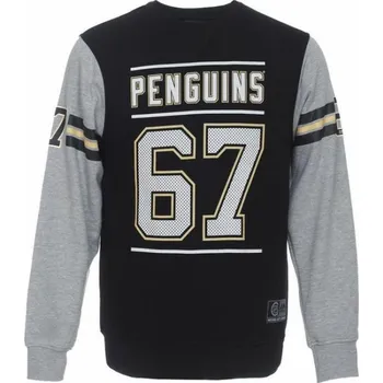 Pánská mikina Majestic Pánská mikina Pittsburgh Penguins NHL Coach Crew Velikost: L