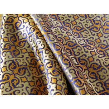 HEDVA ČESKÝ BROKÁT Luxusní brokát 160 51323 GOTIKA modrá | 35