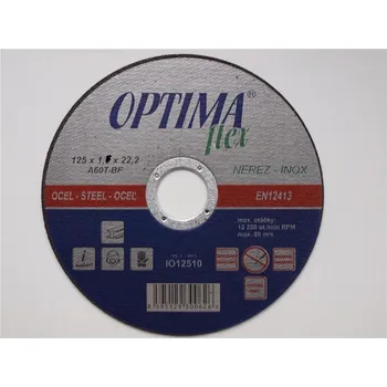 Řezný kotouč Řezný kotouč Optima 115x1,6mm - nerez