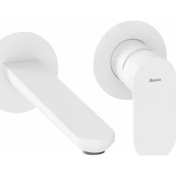 Vodovodní baterie Ravak Umyvadlová podomítková baterie Eleganta EL 019.00, pro R-box EL 019.10WV.O1.RB07B Umyvadlová podomítková baterie, bez tělesa, White Velvet X070255 + voucher# Dodatečná sleva 5% kód: KOUPELNA