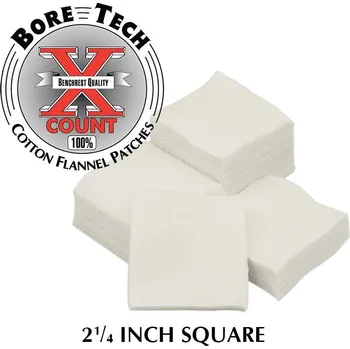 Čištění zbraně BoreTech Bavlněné čtvercové vytěráky X-Count .35 - .45 (1000 ks)