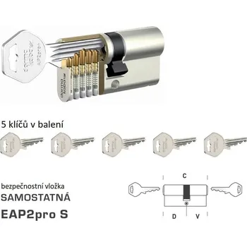 Stavebniny DK - EAP2pro S D 40 + V 60 mm NP - Nikl perla