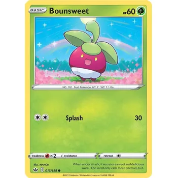Karetní hra Pokémon karta Bounsweet 013/198- Chilling Reign