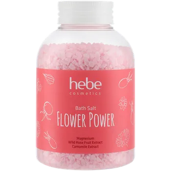 Koupelová sůl Hebe Cosmetics Flower Power koupelová sůl, 600 g