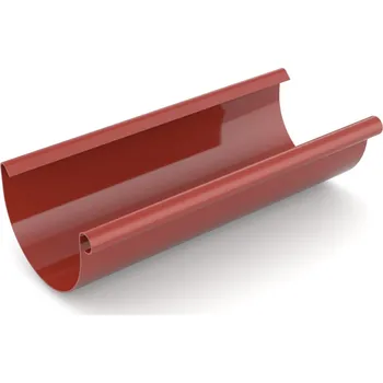 okap BRYZA Žlab, okap plastový Ø 150 mm, délka 4M, Červená RAL 3011