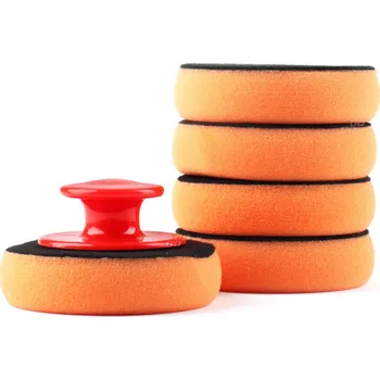 Autovosk Sada houbiček na voskování auta s rukojetí 10cm, 5ks - 02903