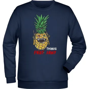 Pánská mikina Mikina Thomas - Fruit army - námořní modrá