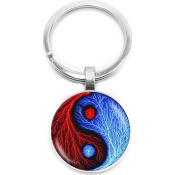 Přívěsek na klíče jin jang