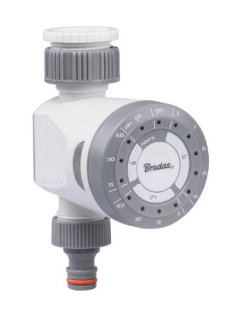 BRADAS - WHITE LINE WL-Z23, Irrigatore Oscillante 16 Ugelli, Per superfici fino a 312 mq, Struttura Flessibile e Resistente alla Pressione, In Dotazione Ago per Pulizia Ugelli