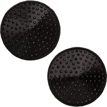 Erotická ozdoba California Exotics Round Gem Pasties Black