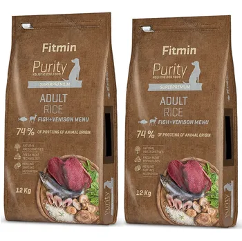 Fitmin Purity Dog Adult Fish/Venison/Rice Krmivo pro psa Fitmin Purity Dog Adult Fish/Venison/Rice