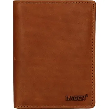 Peněženka Lagen pánská peněženka kožená 2001/V-hnědá - BRN