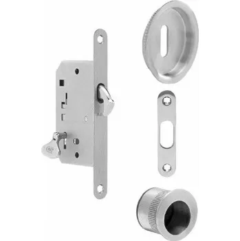 VPD Set na posuvné dveře Homer round BB Nerez