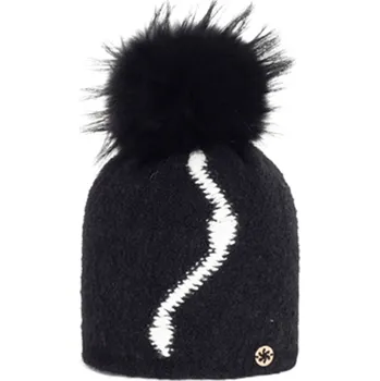 Cyklistické kalhoty Dámská čepice Granadilla Baastrup Fur Beanie 001 Black