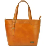 Kožená camel hnědá dámská kabelka Patrizia Piu 218-017 + doprava zdarma