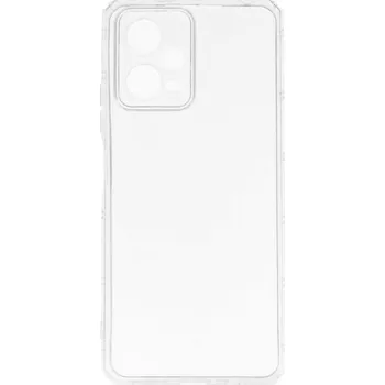 Pouzdro na mobilní telefon Kryt Xiaomi Redmi Note 12 5G průhledný Antishock (obal neboli pouzdro na Xiaomi Redmi Note 12 5G)