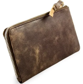 Hnědá pánská dokladová etue a pouzdro na mobil 611-4904-47