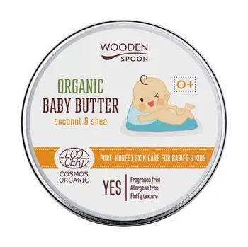 Wooden Spoon Organic Baby Butter jemné dětské tělové máslo 100 ml
