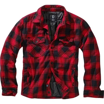 Pánská móda BRANDIT Košile LUMBERJACKET dlouhý rukáv flanel ČERVENO/ČERNÁ velikost: L