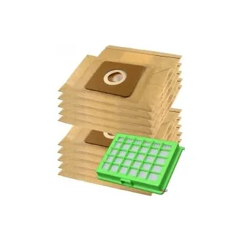 Sáček do vysavače Sáčky a HEPA Filtr pro vysavač ROWENTA 1795 Compacteo papírové 10+1ks