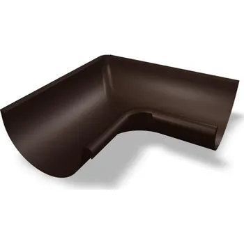 okap PREFA roh žlabu vnitřní 90° hliníkový Ø 150 mm, Oříšková P10 RAL 8019