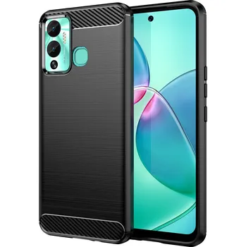 Beweare Ohebný carbon kryt na Infinix Hot 12 Play - černý