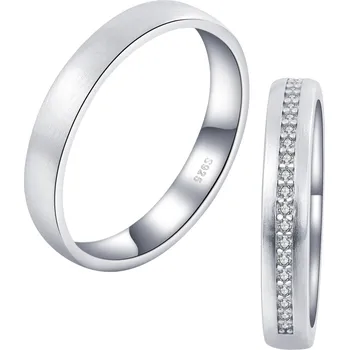 Prsten Olivie Snubní stříbrný prsten MATE 7481 Velikost prstenů: 11 (EU: 65-67), Pohlaví: Pánské Ag 925; ≤2,5 g.