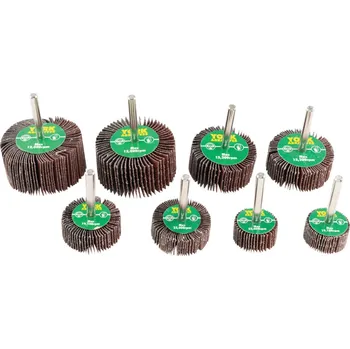 Sada lamelových kotoučů, 30-60 x 15-30 mm, P120/P40/P60/P80, 8 balení