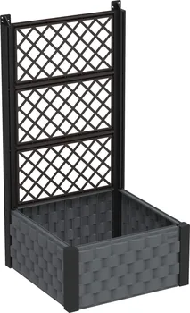 Vyvýšený záhon DuraMax Nadzemní záhon s treláží 55 x 55 cm
