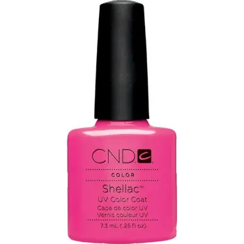 Lak na nehty CND SHELLAC - Hot Pop Pink 7,3 ml
