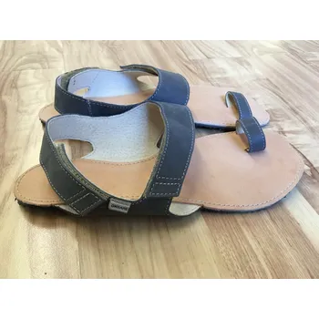 Dámské sandále OK bare Barefoot sandály DIONE BF A109 kožené šedé Velikost: 43